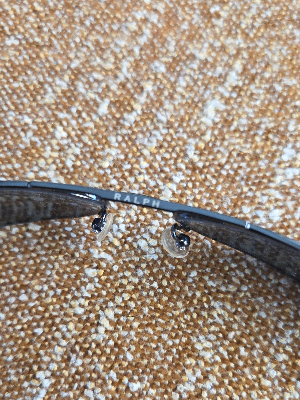 Ralp Men's Black Rimless Sunglasses